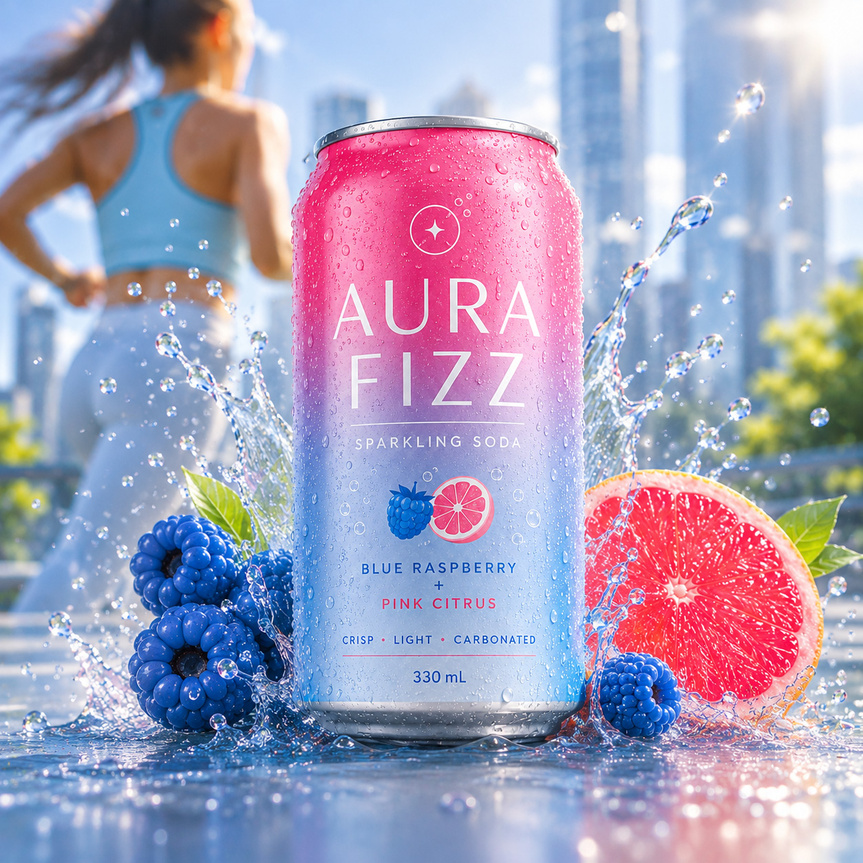 Aura Fizz on the go